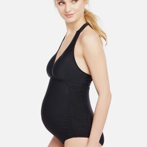 Motherhood Maternity One Piece Bathing Suit